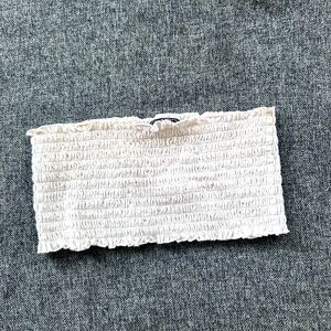 Small white tube top